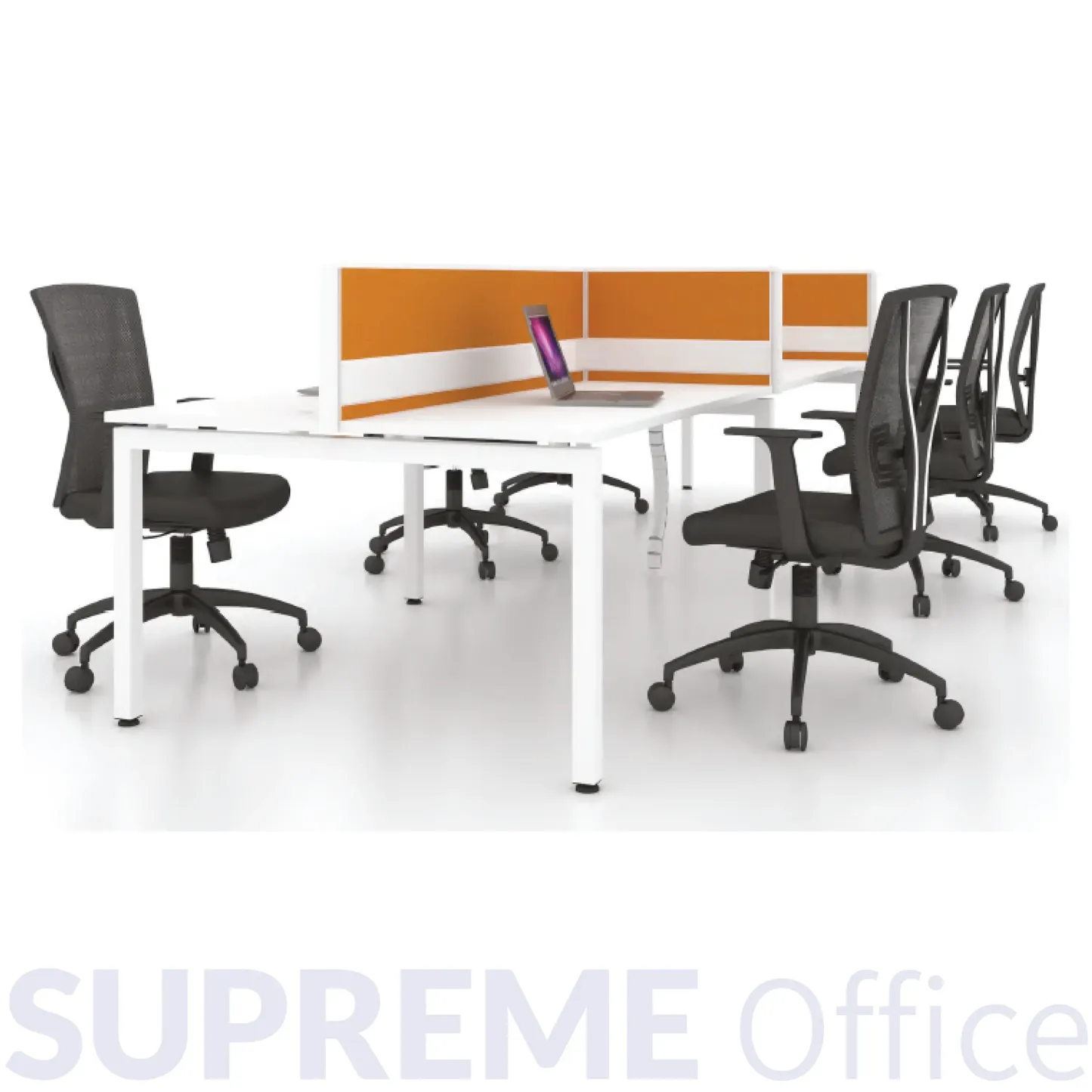 6 Seater Workstation - 1500W x 600D per seater