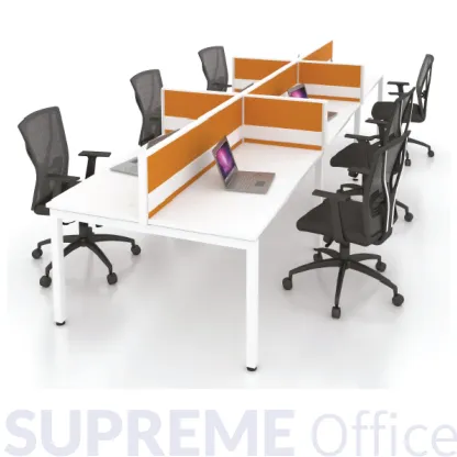 6 Seater Workstation - 1500W x 600D per seater