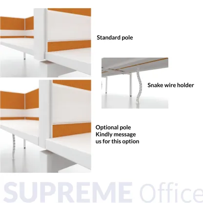 6 Seater Workstation - 1500W x 600D per seater