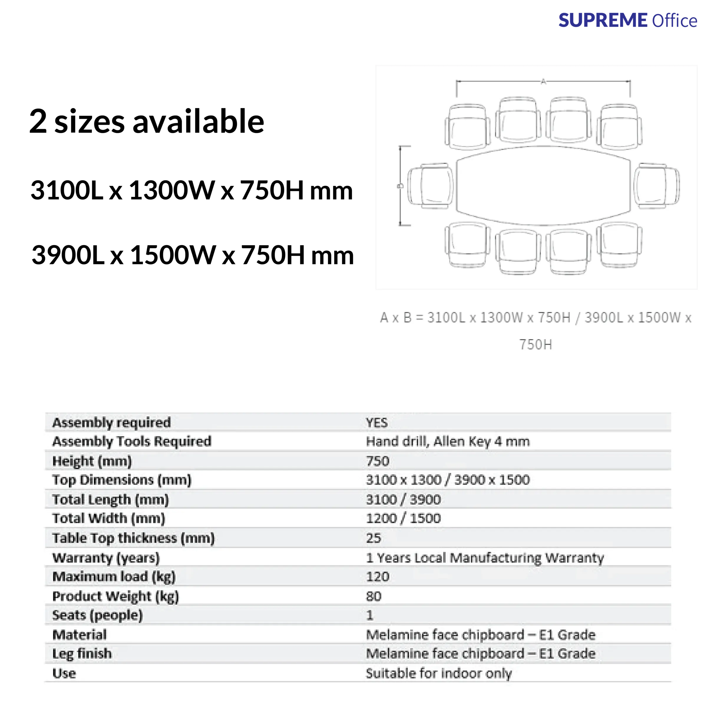 LORO Meeting Conference Table Desk