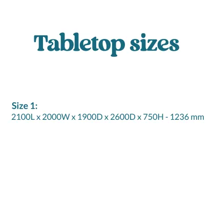 HOUS Director Table c/w Height Adjustable Desk