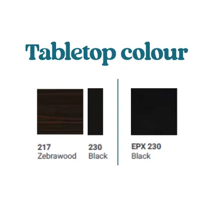 President Desk with Height Adjustable Side Desk