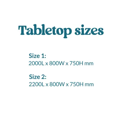 Director Work Desk with Aluminum Profile Lining