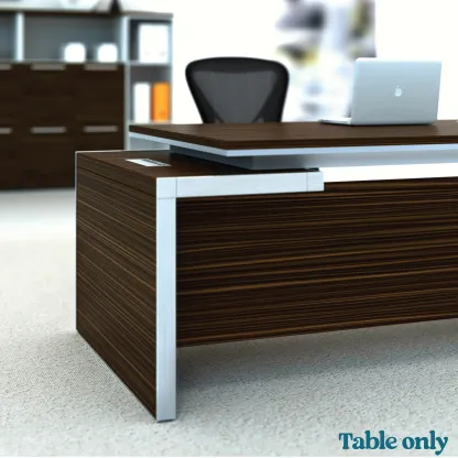 Director Work Desk with Aluminum Profile Lining