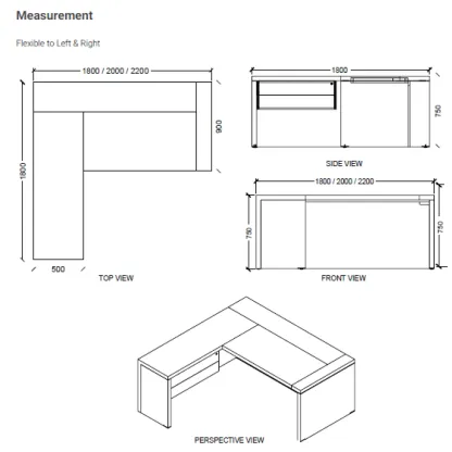 Noble Director's Executive Desk Table