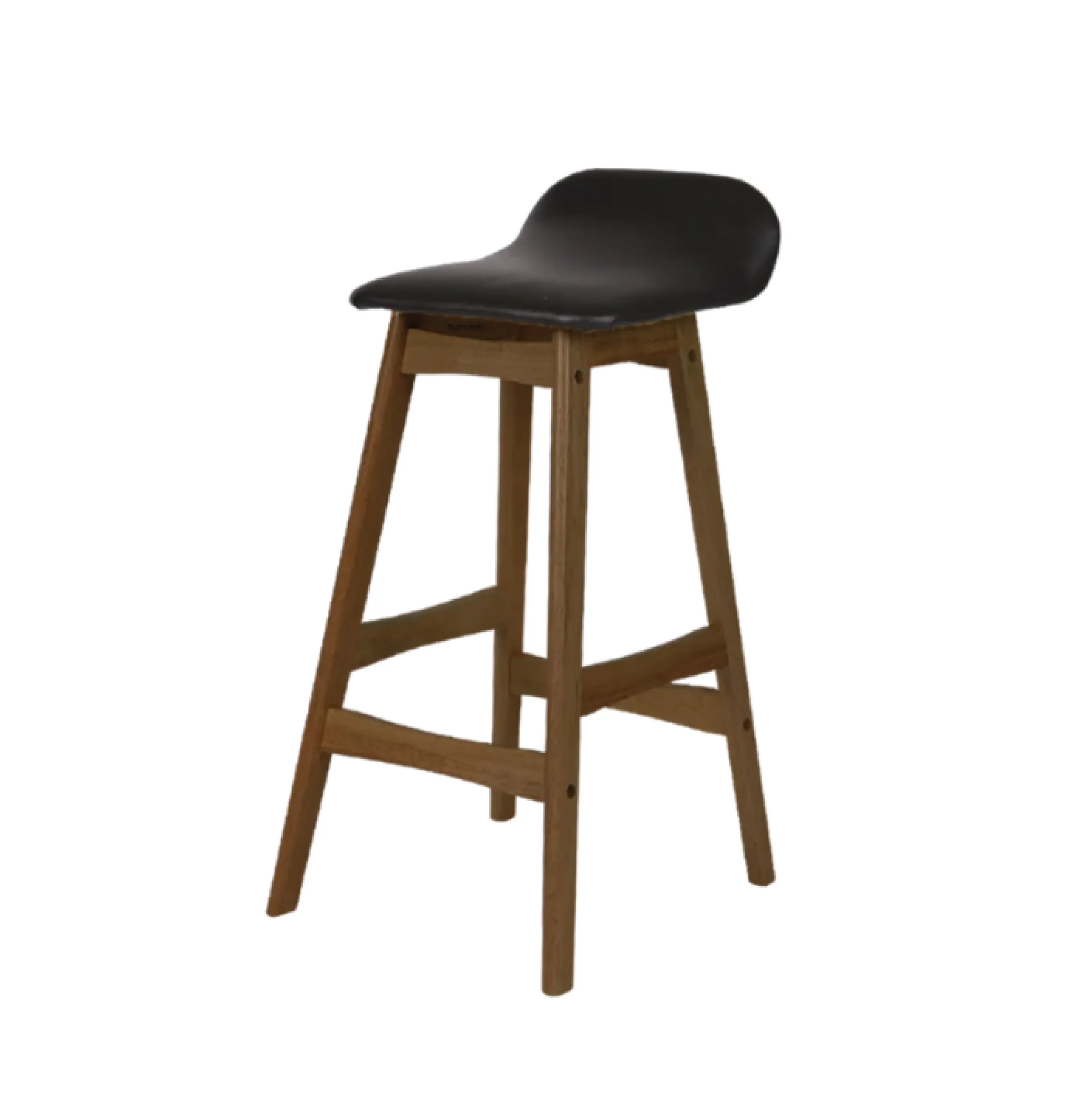 Bar Stool with PU Leather Wrapped Seat
