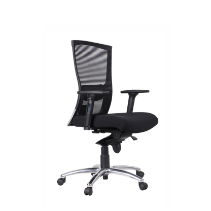 AIRM2 Medium Back Office Chair with Aluminium Legs (K)