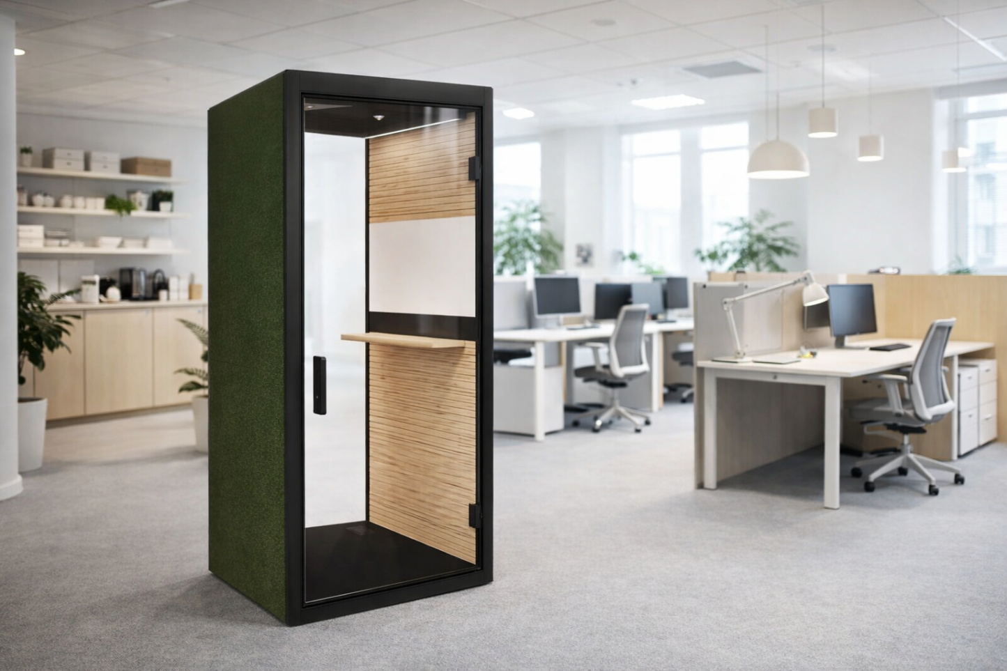 S Pod - Office Tele-Booth/Phone Booth | Silent Acoustic Pod - For 1 Seater (kindly contact us before ordering)