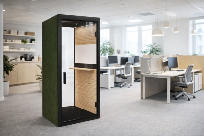 S Pod - Office Tele-Booth/Phone Booth | Silent Acoustic Pod - For 1 Seater (kindly contact us before ordering)
