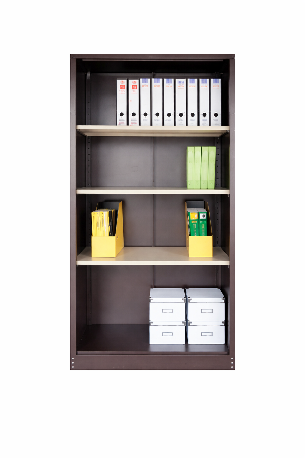 Open Shelf Full Height Steel Cabinet (no door)