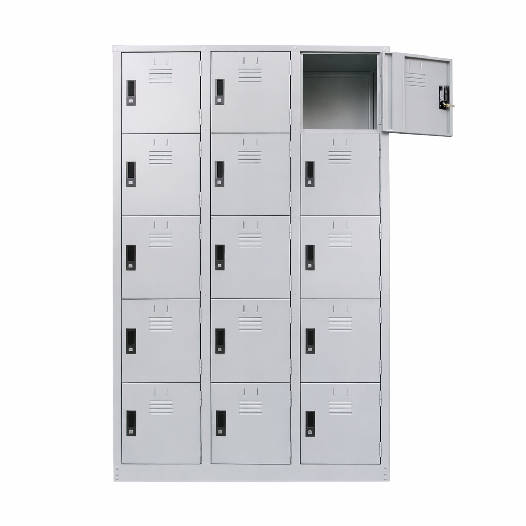 15 Compartment Steel Locker Malaysia | Office & Staff Locker KL Klang Valley