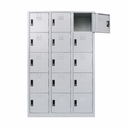15 Compartment Steel Locker Malaysia | Office & Staff Locker KL Klang Valley