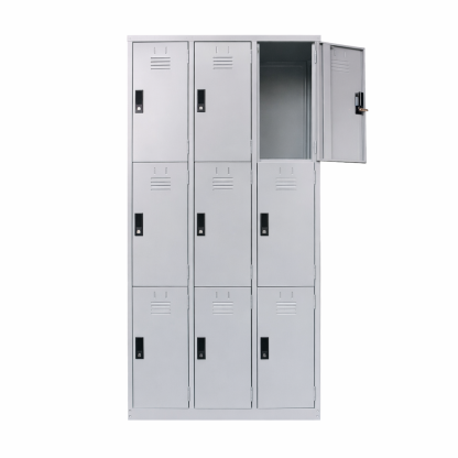 9 Compartment Steel Locker Malaysia | Office & Staff Locker KL Klang Valley