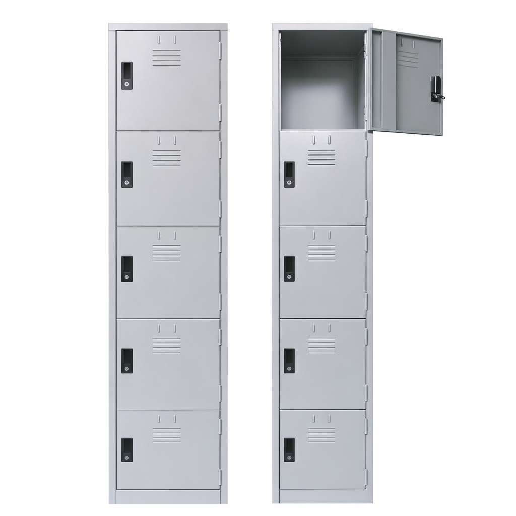 5 Door Compartment Steel Locker Malaysia | Staff Locker KL Klang Valley