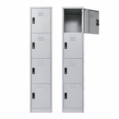 4 Door Compartment Steel Locker Malaysia | Staff Locker KL Klang Valley