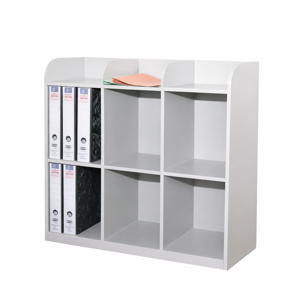 6 Pigeon Hole Steel Cabinet