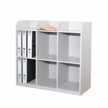 6 Pigeon Hole Steel Cabinet