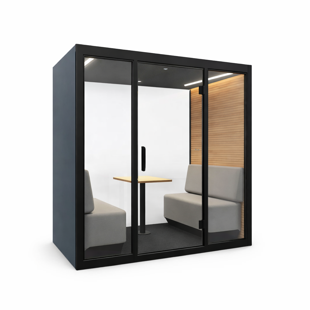 TEAM Pod - Office Tele-Booth | Office Phone Booth - For 2 - 4 Seater (Kindly contact us before order)