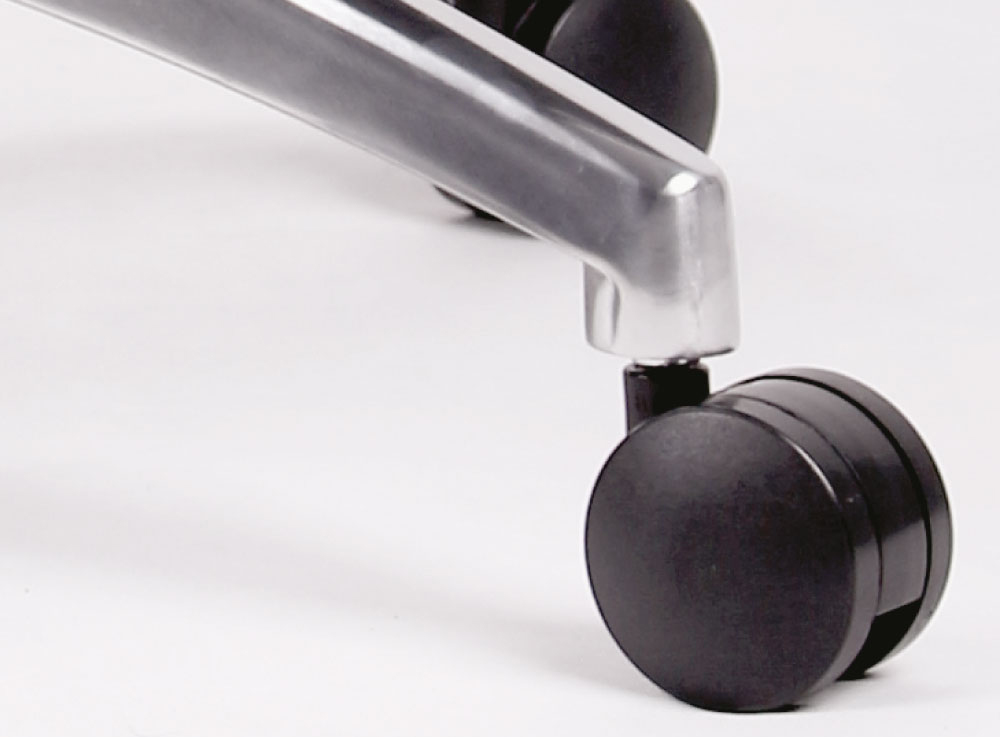 BRU2 Medium Back Office Chair- With Aluminium Legs (K)