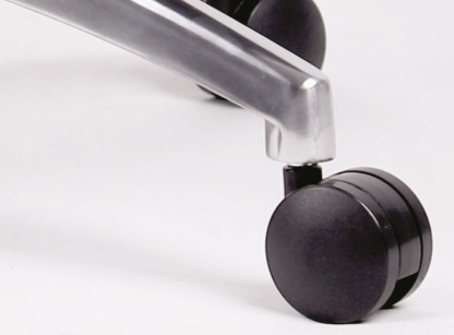 BRU2 Medium Back Office Chair- With Aluminium Legs (K)