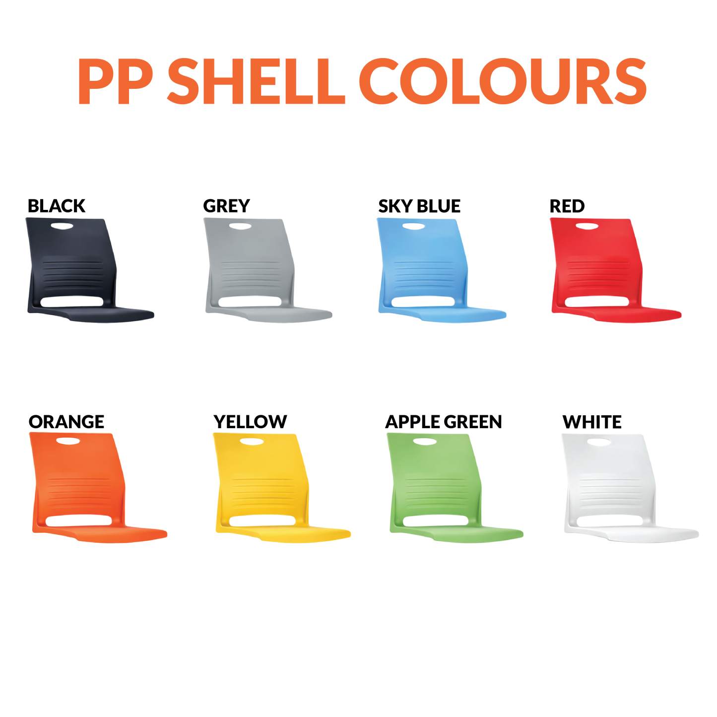 PIXFOUR 4 Seater Link Waiting Chair (PP Shell)