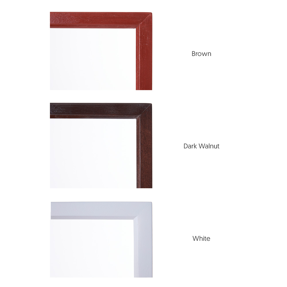 Classic Wooden Frame MAGNETIC Whiteboard