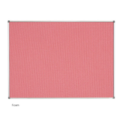 FOAM Notice Board - Aluminium Frame