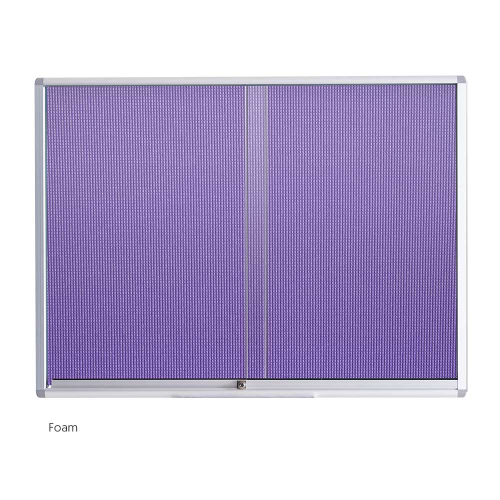 Sliding Glass Cabinet - FOAM Notice Board
