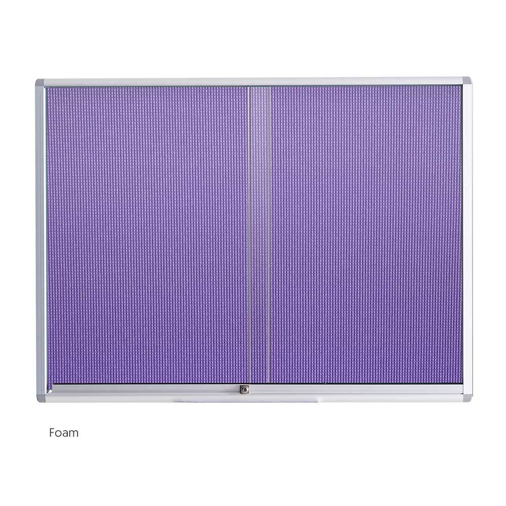 Sliding Glass Cabinet - FOAM Notice Board