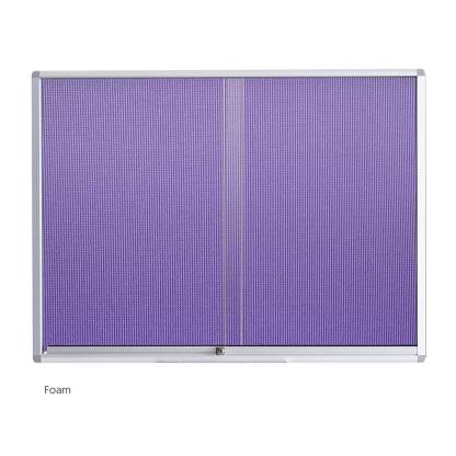 Sliding Glass Cabinet - FOAM Notice Board