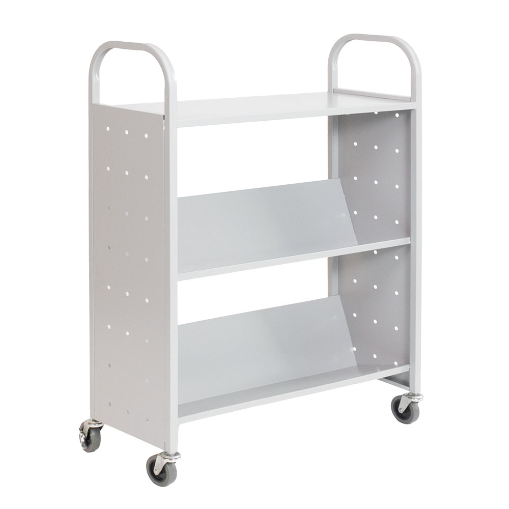 Steel Mobile Book Trolley for Library & School