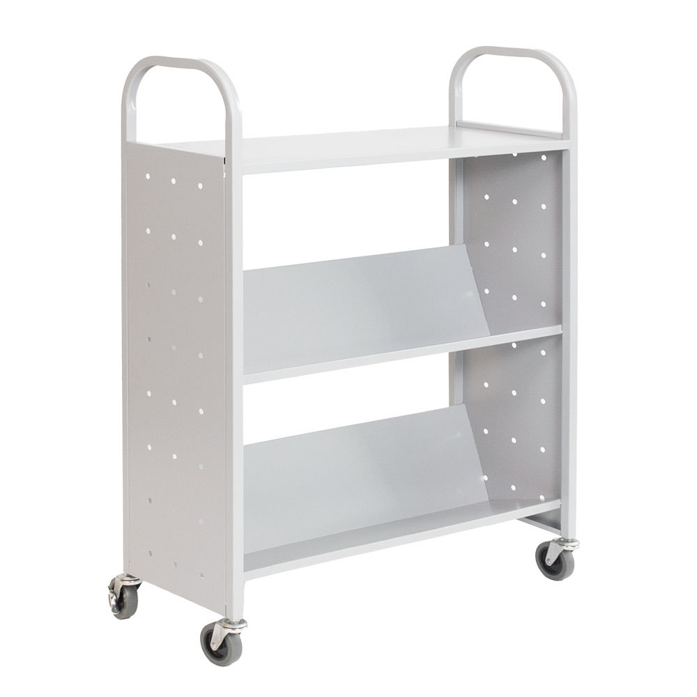 Steel Mobile Book Trolley for Library & School