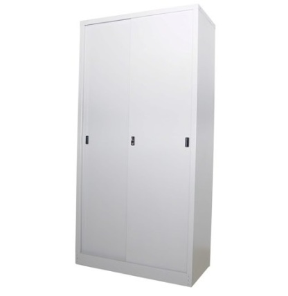 Full Height Steel Cabinet with Steel Sliding Door