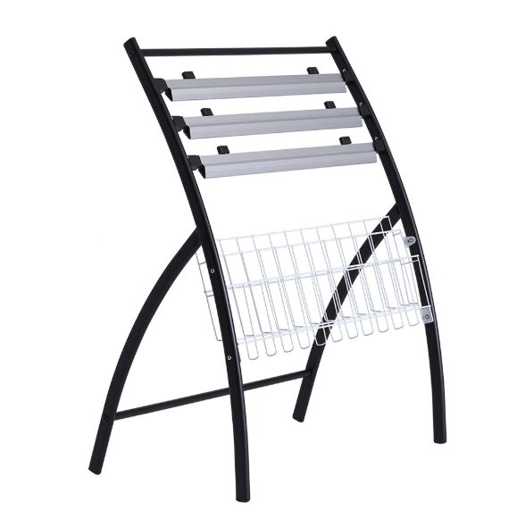 Newspaper & Magazine Display Rack – Literature Stand