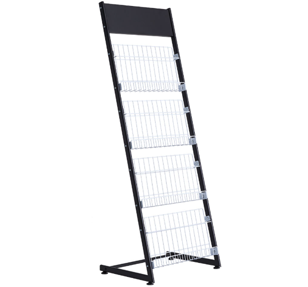 Newspaper Display Rack – Multi-Tier Newspaper Stand