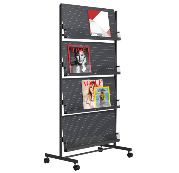 Metal Magazine & Brochure Display Rack Stand