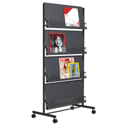 Metal Magazine & Brochure Display Rack Stand