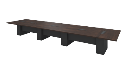 ATLAS Conference Table Malaysia | Rectangular 16-20 Pax Meeting Table - 6000W x 1500D mm