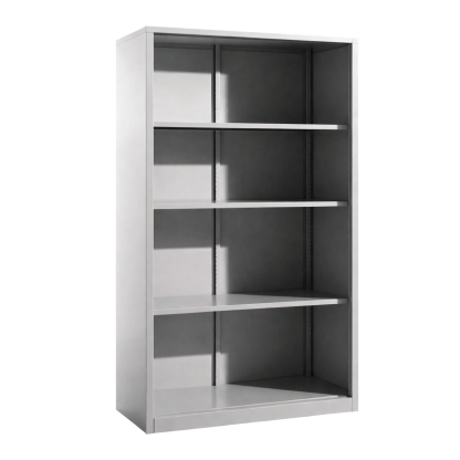 Open Shelf Full Height Steel Cabinet (no door)