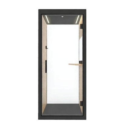 S Pod - Office Tele-Booth/Phone Booth | Silent Acoustic Pod - For 1 Seater (kindly contact us before ordering)-SUPREME OFFICE FURNITURE SYSTEM SDN BHD
