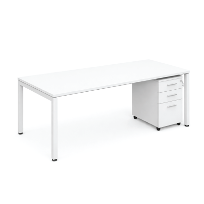 Standard Work Table with 2D1F Mobile Pedestal (N Leg)