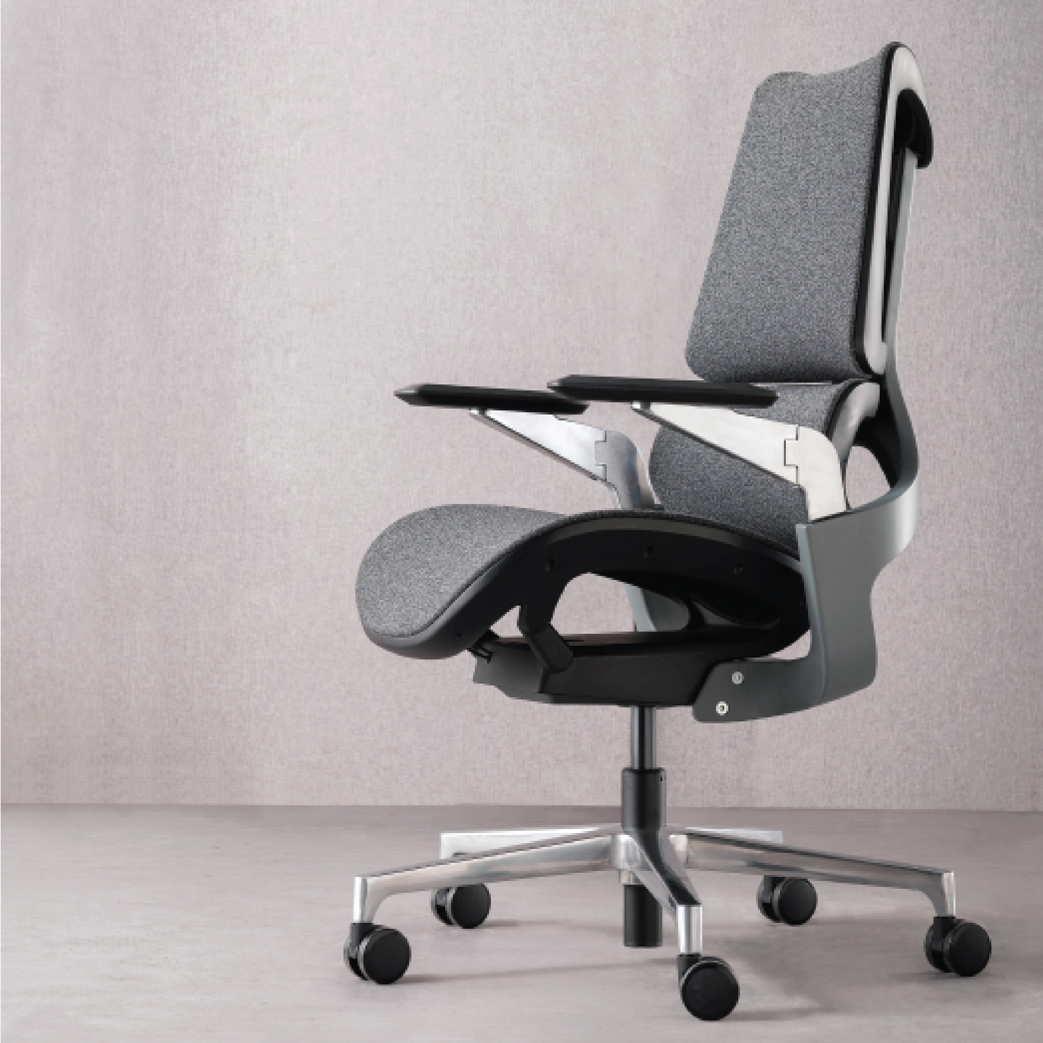 Arial 1 Super Ergonomic Medium Back Performance Chair - For Office/Home