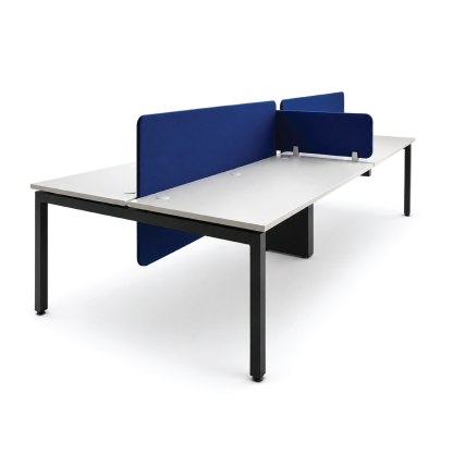 CROS 4 Seater Office Workstation - N Leg