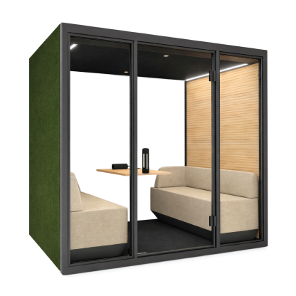 TEAM Pod + | Office Phone Booth/Pods/Silent Acoustic Phone Booth - For Up to 6 Seater (Kindly contact us before order)