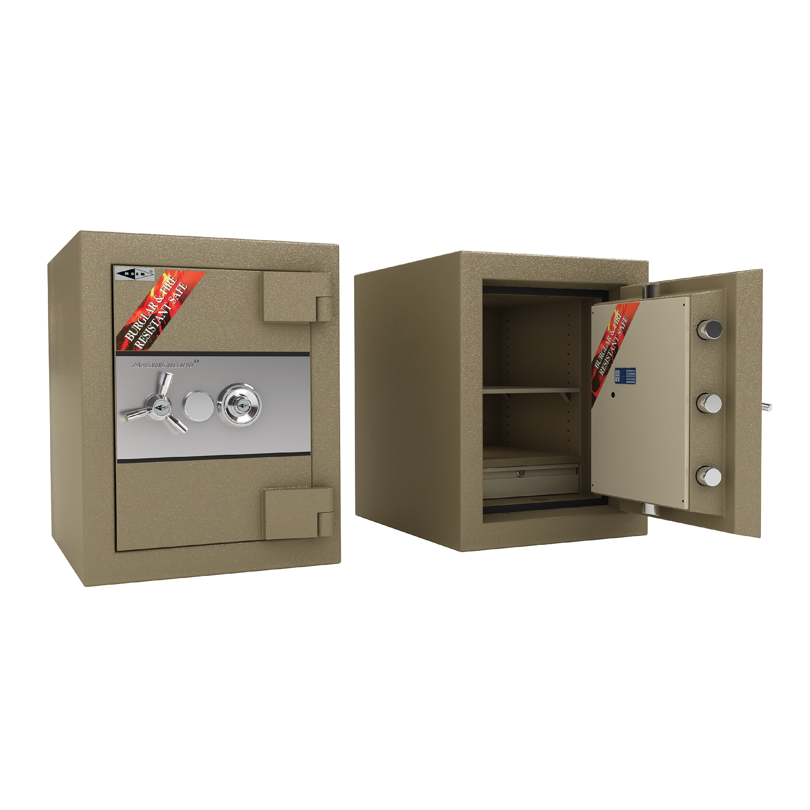 MOEM Avanguard AV1 Size 1 - Security Home/Office Safe Box