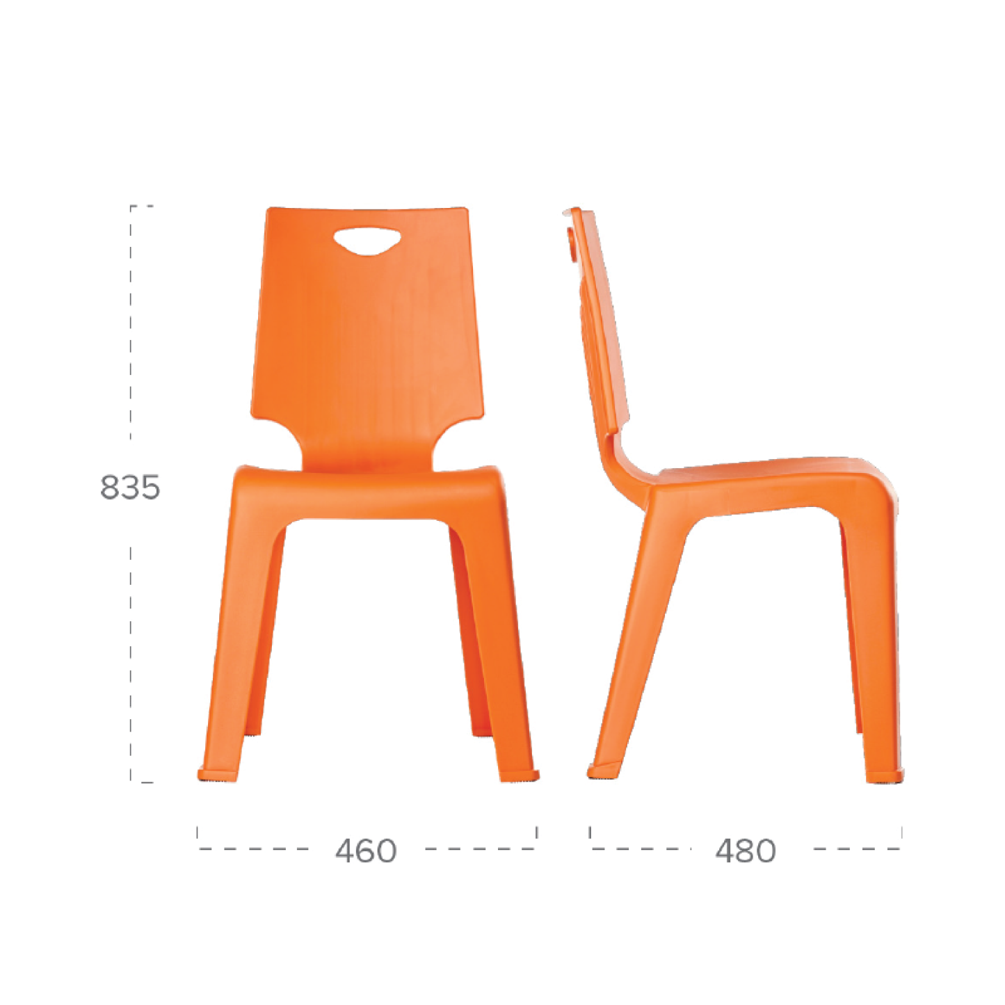 Vibrant Plastic Chair (minimum order: 5 units)