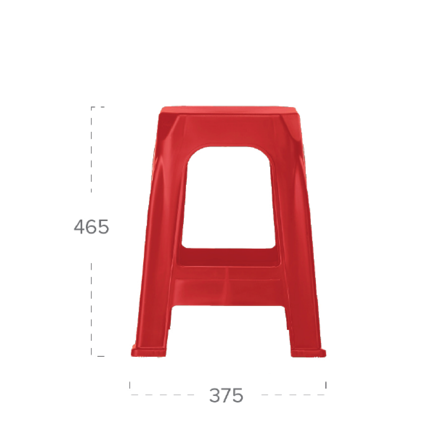 Cube Stool | Heavy Duty Stackable Plastic Stool Malaysia (minimum order: 5 units)