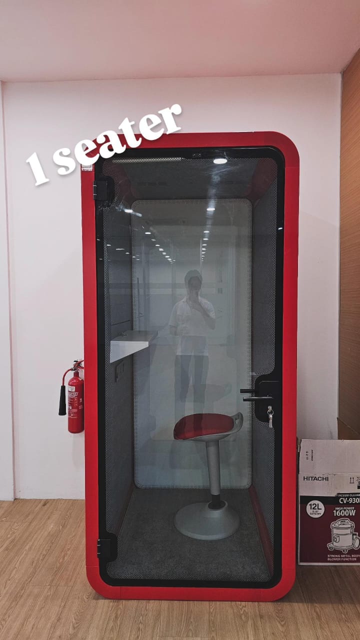 Movable Silence Booth/Office Pods/Phone Booths - Single Seater (kindly contact us before ordering)