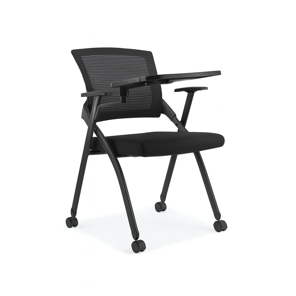 Axel Training Chair with Mesh Backrest (with armrest+ foldable table)