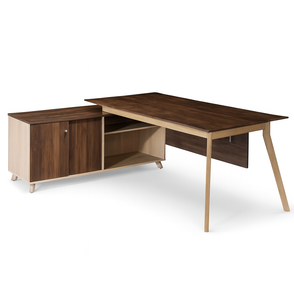 PX-7 Director Table with Side Cabinet